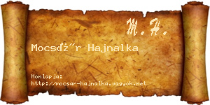 Mocsár Hajnalka névjegykártya